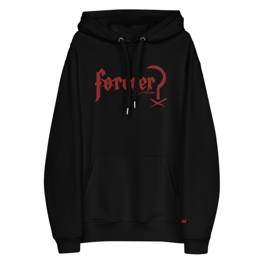 Forever? Brxken - Red on Black Hoodie