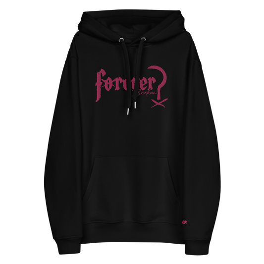 Forever? Brxken - Pink on Black Hoodie