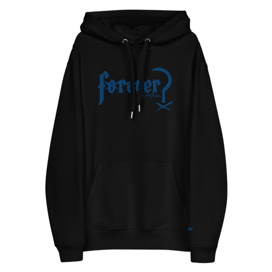 Forever? Brxken - Blue on Black Hoodie