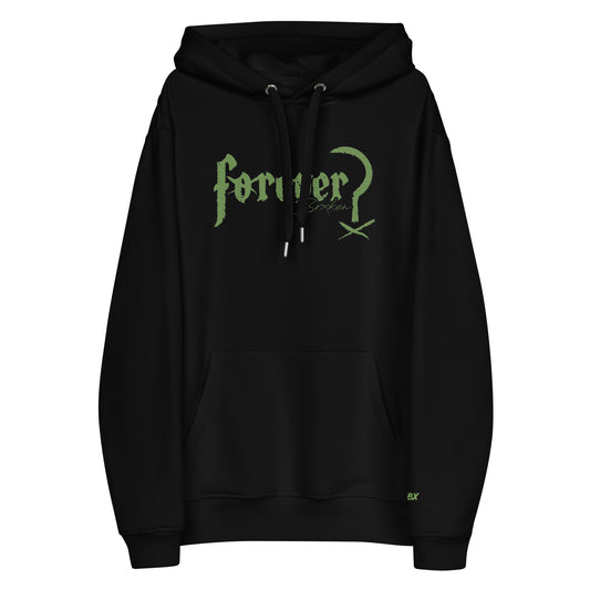 Forever? Brxken - Green on Black Hoodie